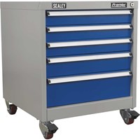 Sealey Premier Industrial Mobile Cabinet 5 Drawer Sealey Premier Industrial Mobile Cabinet 5 Drawer