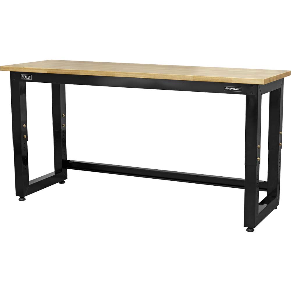 Sealey Heavy Duty Adjustable Wooden Worktop Workbench 1000Kg
