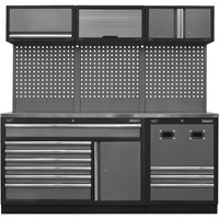 Sealey Superline Pro MSS Stainless Steel Worktop Storage Combo Sealey Superline Pro MSS Stainless Steel Worktop Storage Combo