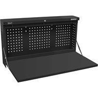 Sealey Wall Mount Fold Down Metal Workbench and Pegboard Sealey Wall Mount Fold Down Metal Workbench and Pegboard