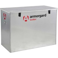 Armorgard Toolbin Galvanised Secure Tool Storage Chest Armorgard Toolbin Galvanised Secure Tool Storage Chest