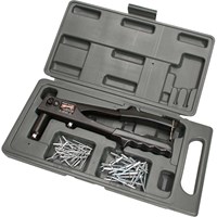 Arrow RL100K Riveter with Case and Assorted Rivets Set
