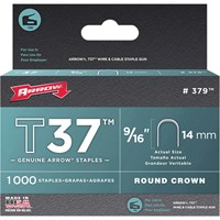 Arrow T37 Round Crown Staples
