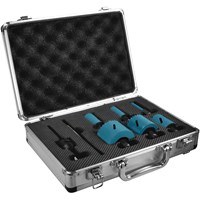 Makita 8 Piece Electricians Ezychange HSS Bi Metal Hole Saw Set Makita 8 Piece Electricians Ezychange HSS Bi Metal Hole Saw Set