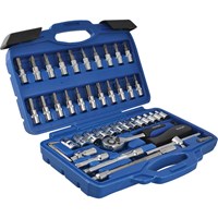 BlueSpot 46 Piece 1/4" Drive Socket and Bit Set Metric
