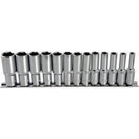 BlueSpot 13 Piece 3/8" Drive Deep Hex Socket Set Metric