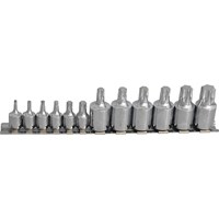 BlueSpot 12 Piece Combination Drive Torx Socket Bit Set