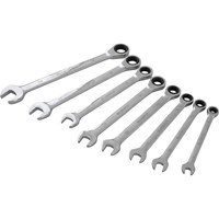 BlueSpot 8 Piece Ratchet Spanner Set