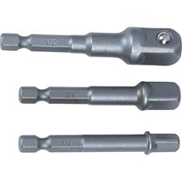 Bluespot 3 Piece Hex Shank Socket Adaptor Set