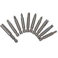 BlueSpot 10 Piece Power Tool Screwdriver Bit Set BlueSpot 10 Piece Power Tool Screwdriver Bit Set