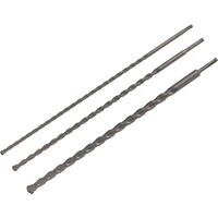 BlueSpot 3 Piece Long SDS Plus Drill Bit Set