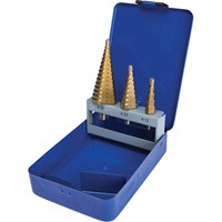 BlueSpot 3 Piece Step Drill Set