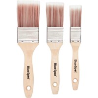 Bluespot 3 Piece Synthetic Paint Brush Set Bluespot 3 Piece Synthetic Paint Brush Set