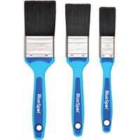 BlueSpot 3 Piece Soft Grip Synthetic Paint Brush Set BlueSpot 3 Piece Soft Grip Synthetic Paint Brush Set