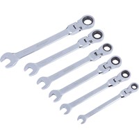 BlueSpot 6 Piece Flexible Head Ratchet Spanner Set