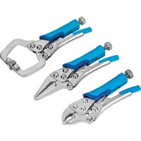 BlueSpot 3 Piece Mini Locking Plier and C Clamp Set BlueSpot 3 Piece Mini Locking Plier and C Clamp Set