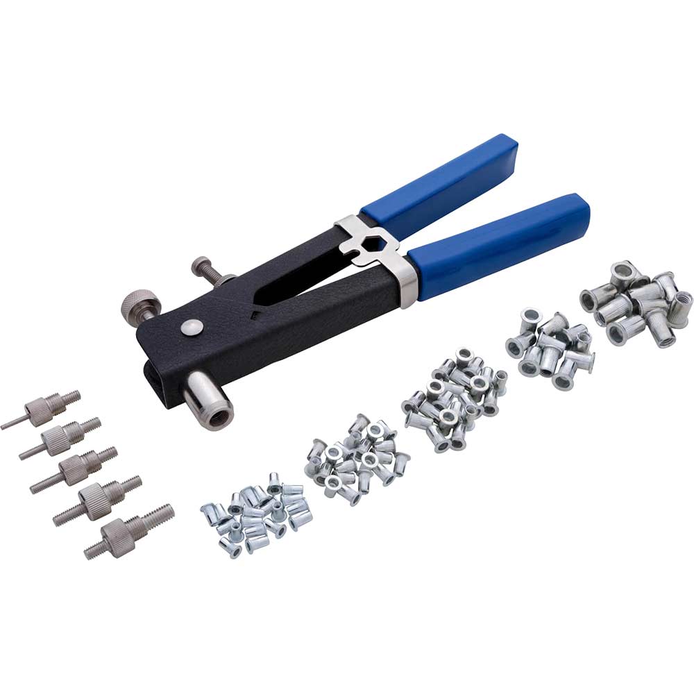 Bull Riveter Bluespot 86 Piece Nut Riveter Kit | Riveters