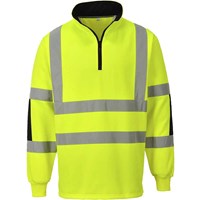 Portwest Xenon Half Zip Hi Vis Pullover Portwest Xenon Half Zip Hi Vis Pullover
