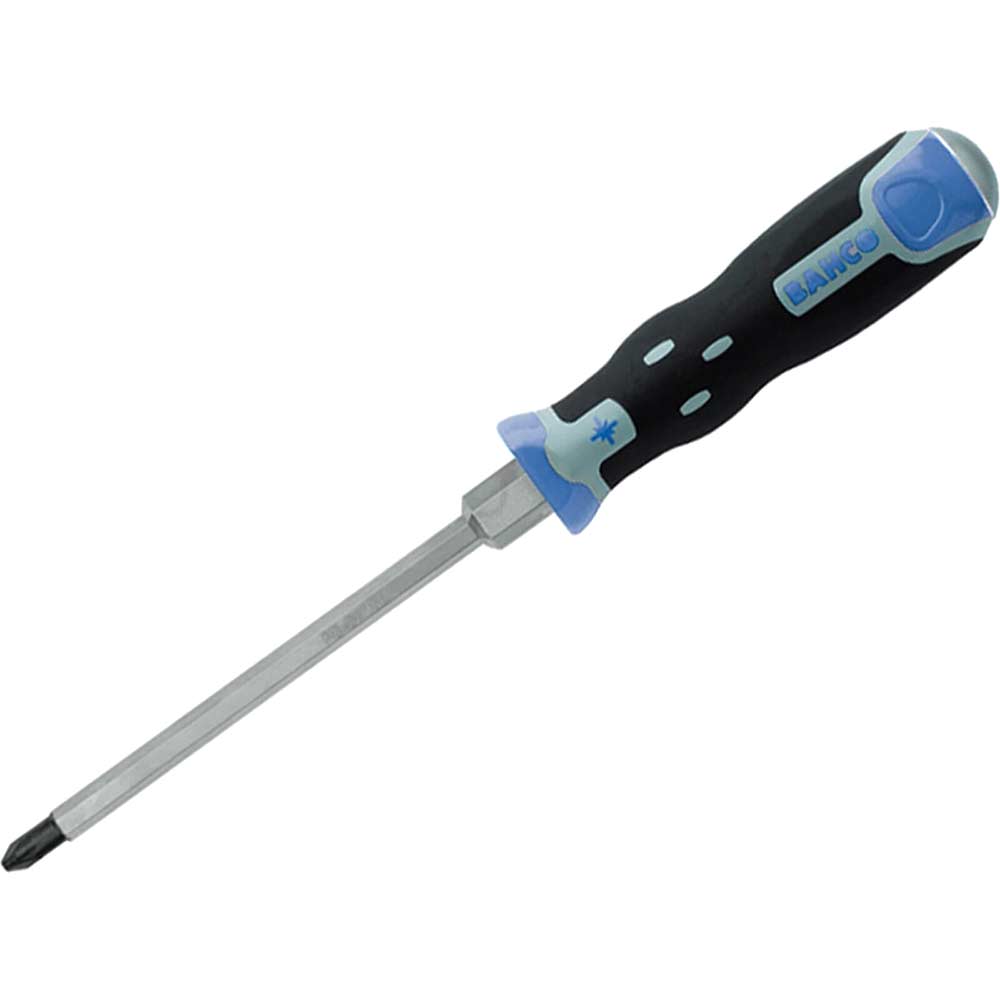 Bahco Tekno+ Strike Through Shank Pozi Screwdriver