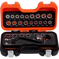 Bahco 29 Piece S Type Ratchet Ring Wrench Socket Set Bahco 29 Piece S Type Ratchet Ring Wrench Socket Set