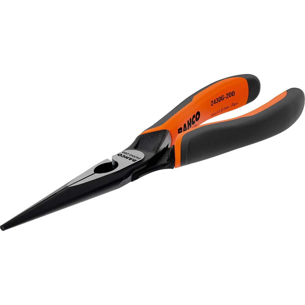Bahco Long Nose Ergo Handle Pliers 2430G