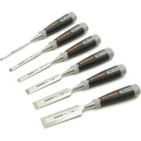 Bahco 434 6 Piece Bevel Edge Wood Chisel Set Bahco 434 6 Piece Bevel Edge Wood Chisel Set