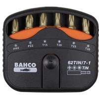 Bahco 7 Piece TIN Screwdriver Bit Set Bahco 7 Piece TIN Screwdriver Bit Set