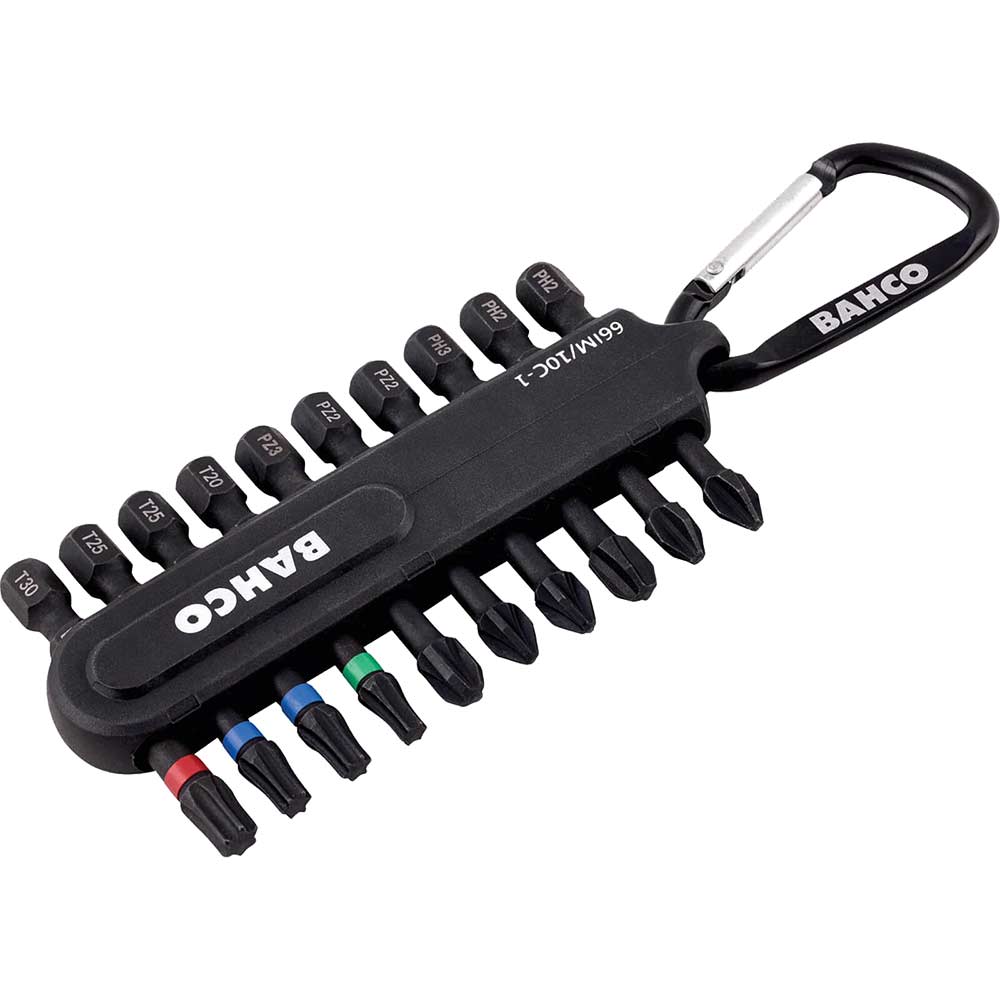 Bahco Piece Heavy Duty Torsion Screwdriver Bit Set Size 10