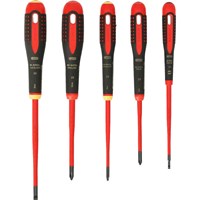Bahco 5 Piece ERGO Slim VDE Insulated Screwdriver Set Bahco 5 Piece ERGO Slim VDE Insulated Screwdriver Set