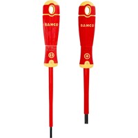 Bahco Bahcofit 2 Piece Insulated Slotted and Phillips Screwdriver Set Bahco Bahcofit 2 Piece Insulated Slotted and Phillips Screwdriver Set