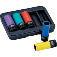 Bahco BWSS12P5 5 Piece 1/2" Drive Alloy Wheel Socket Set