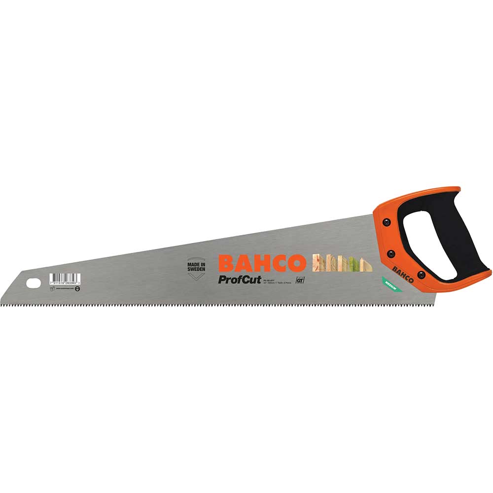 Bahco Profcut Hand Saw 22" / 550Mm 7Tpi Size 22