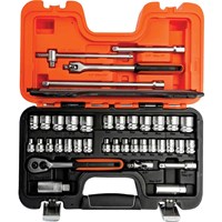 Bahco 38 Piece 3/8" Drive Hex Socket Set Metric and Imperial Bahco 38 Piece 3/8" Drive Hex Socket Set Metric and Imperial