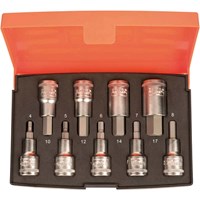 Bahco S9HEX 9 Piece 1/2" Drive Hexagon Socket Bit Set