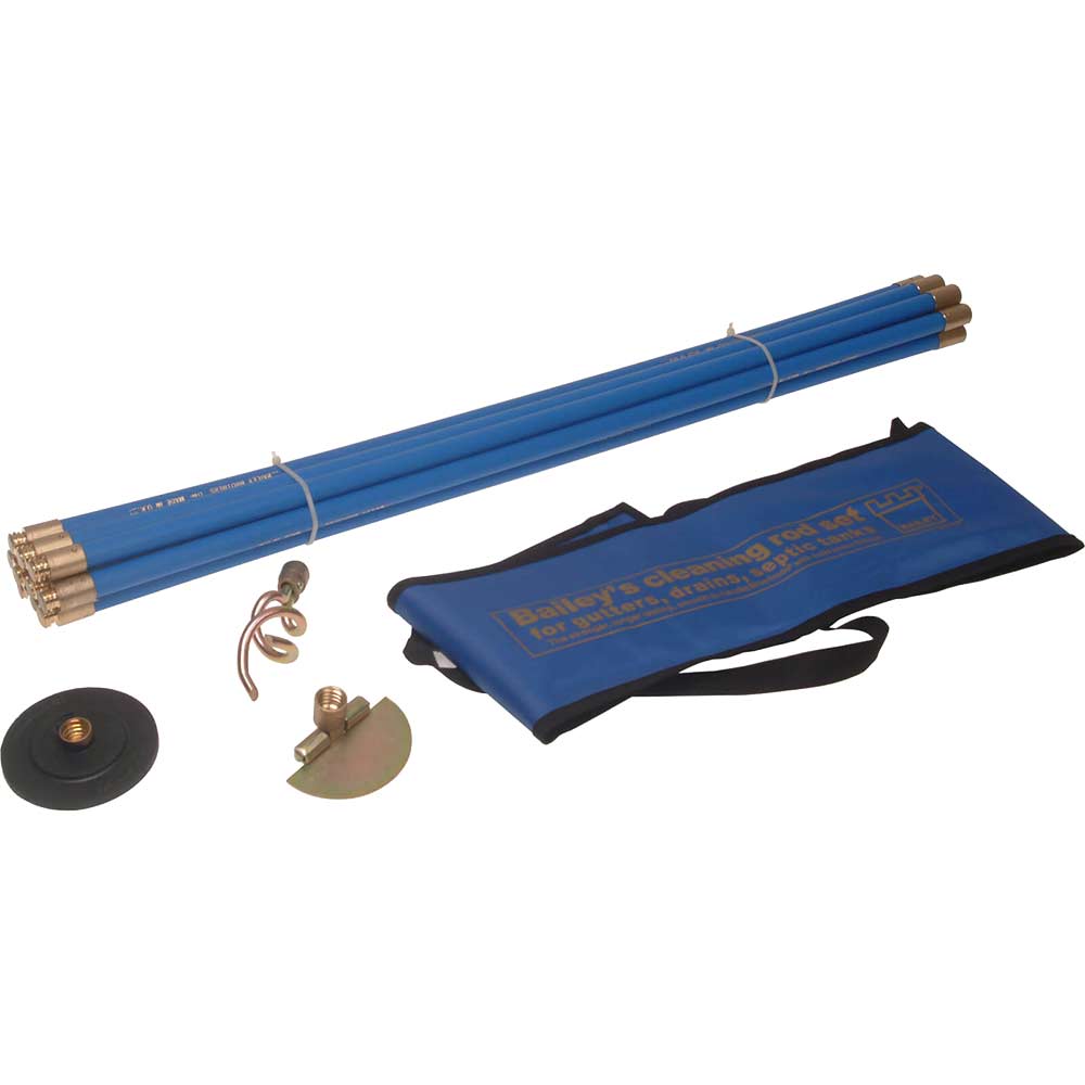 Image of Bailey 13 Piece Universal 3/4" Drain Rod Cleaning Set 5431