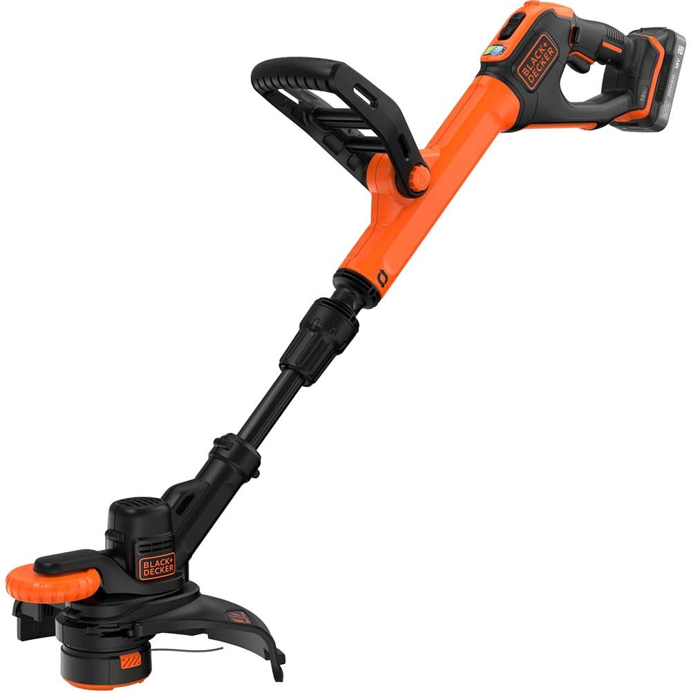 Black and Decker BCST918 18v Cordless Telescopic Grass Trimmer and