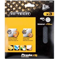 Black and Decker Piranha Hi Tech Quick Fit Mesh ROS Sanding Sheets 150mm Black and Decker Piranha Hi Tech Quick Fit Mesh ROS Sanding Sheets 150mm