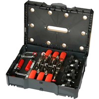Bessey STC-S-MFT 14 Piece Clamp Set in Worktop Systainer Case Bessey STC-S-MFT 14 Piece Clamp Set in Worktop Systainer Case