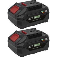 Sealey BK04 20v Cordless SV20V Li-ion Battery 4ah Pack of 2 Sealey BK04 20v Cordless SV20V Li-ion Battery 4ah Pack of 2