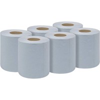 Sealey Blue 2 Ply Paper Wipes 60 metre Rolls