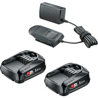 Bosch Genuine GREEN P4A 18v Cordless Li-ion Twin Battery 1.5ah and Standard Charger Bosch Genuine GREEN P4A 18v Cordless Li-ion Twin Battery 1.5ah and Standard Charger