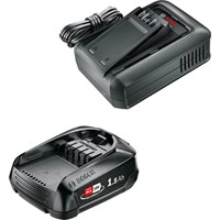 Bosch Genuine GREEN P4A 18v Cordless Li-ion Battery 1.5ah and Fast Charger 