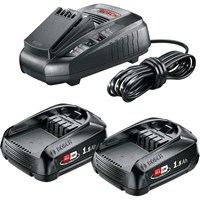 Bosch Genuine GREEN P4A 18v Cordless Li-ion Twin Battery 1.5ah and Fast Charger Bosch Genuine GREEN P4A 18v Cordless Li-ion Twin Battery 1.5ah and Fast Charger