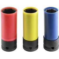 Expert by Facom 3 Piece 1/2" Drive Deep Hex Impact Socket Set Metric Expert by Facom 3 Piece 1/2" Drive Deep Hex Impact Socket Set Metric