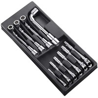 Expert by Facom 10 Piece Angled Socket Spanner Set in Module Tray