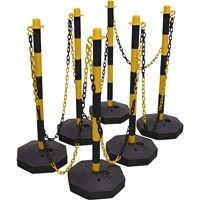 Sealey Black/Yellow Post and Chain Kit Sealey Black/Yellow Post and Chain Kit