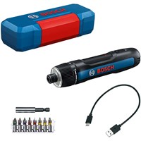 Bosch GO Cordless Screwdriver and 8 Piece Screwdriver Bit Set Bosch GO Cordless Screwdriver and 8 Piece Screwdriver Bit Set