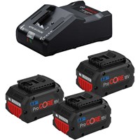 Bosch Genuine PRO 18v ProCore Cordless Battery 8ah and Charger Set Bosch Genuine PRO 18v ProCore Cordless Battery 8ah and Charger Set