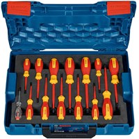 Bosch 14 Piece VDE Insulated Screwdriver Set