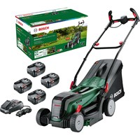 Bosch UNIVERSALROTAK 2X18V-37-550 P4A 36v Cordless Rotary Lawnmower 370mm Bosch UNIVERSALROTAK 2X18V-37-550 P4A 36v Cordless Rotary Lawnmower 370mm